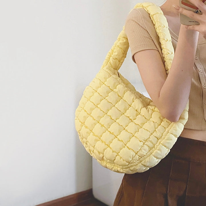 Sophia | Women's Stylish Solid Puffer Shoulder Bag-Metro Lane Plaza