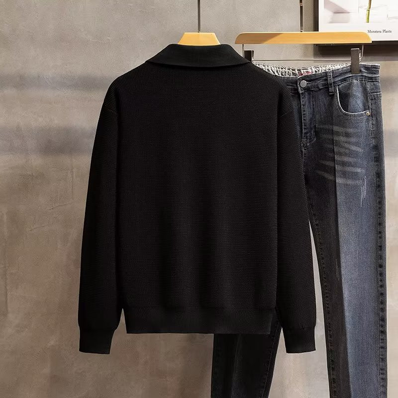Men's Classic Polo Sweater