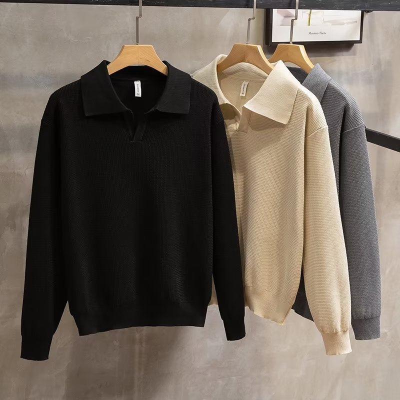 Men's Classic Polo Sweater