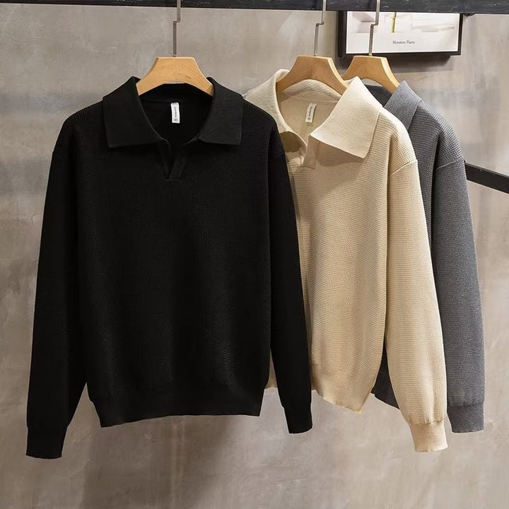 Men's Classic Polo Sweater