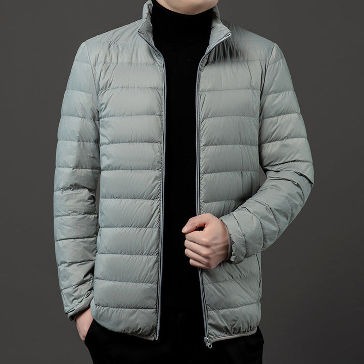 Miesten slim fit -kevyt toppatakki