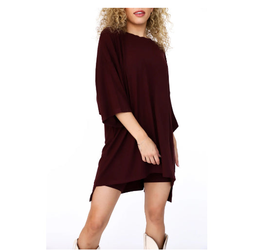 Summer Shorts Suit | Women's Loose T-Shirt & Slim Fit Pants-Metro Lane Plaza