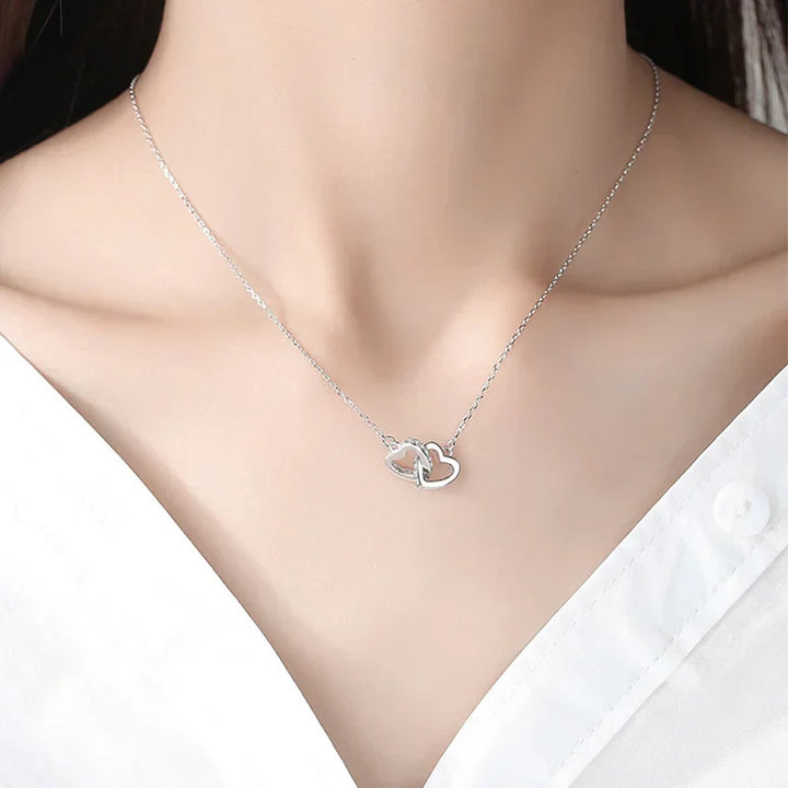 Babette | Women's elegant gold jewelry set with heart details and rhinestones-Metro Lane Plaza