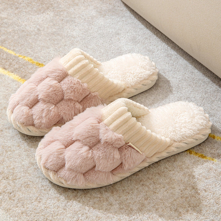 Nova | Women's Cozy Plush Slippers with Non-Slip Sole-Metro Lane Plaza