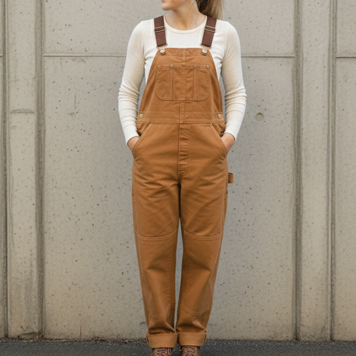 Carol | Women's Utility Bib Overalls-Metro Lane Plaza