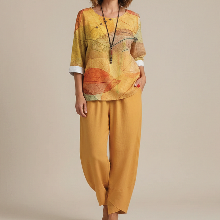 Ava | Women's Two-Piece Outfit Set-Metro Lane Plaza
