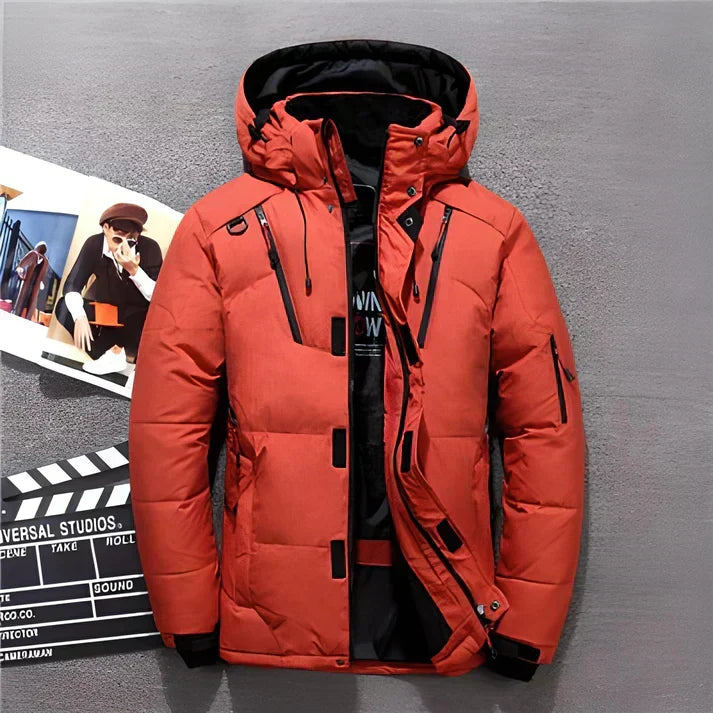 Herren-Winter-Steppjacke