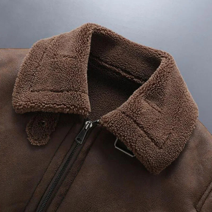 Men's Leather Frontier Coat