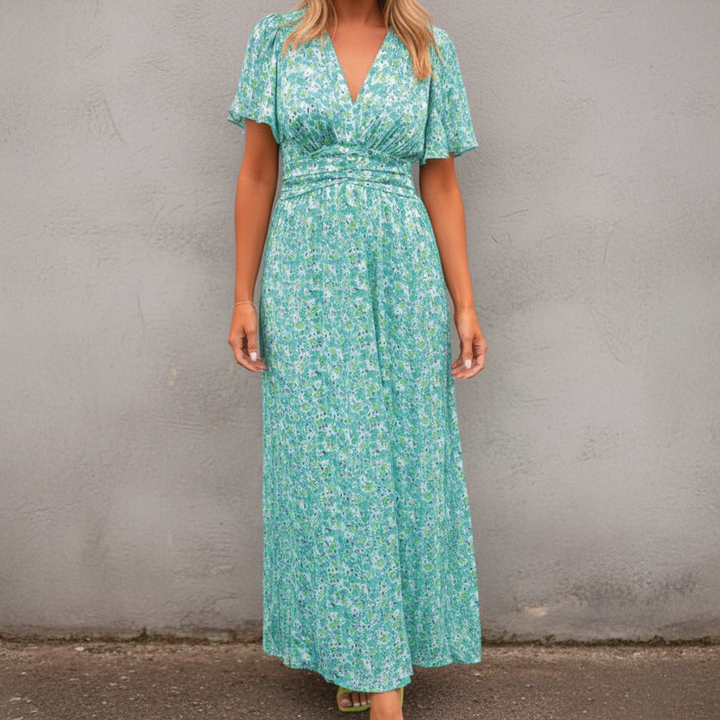 Alice | Women's Floral Maxi Dress - Elegant Summer Style-Metro Lane Plaza