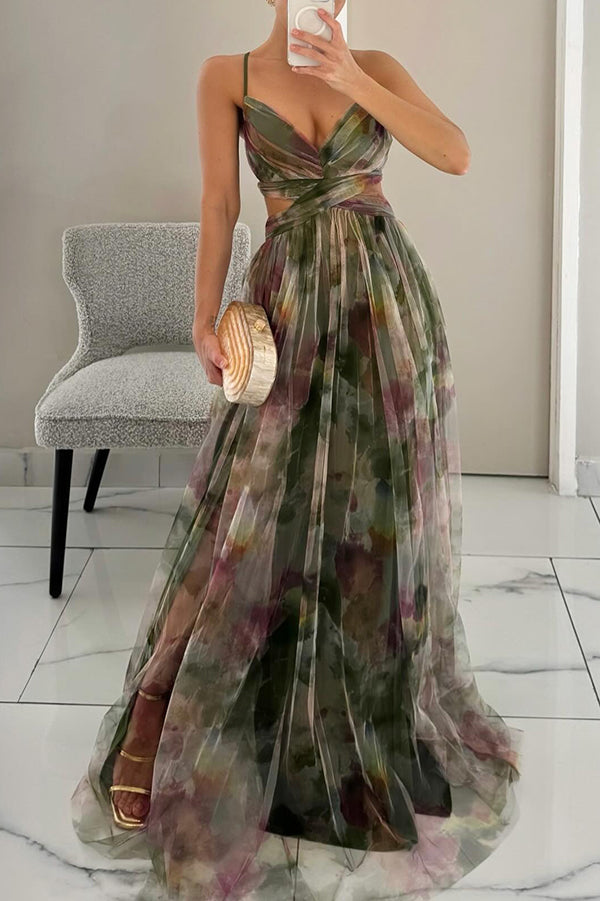 Ruby | Women's Floral Maxi Dress - Elegant Summer Style-Metro Lane Plaza