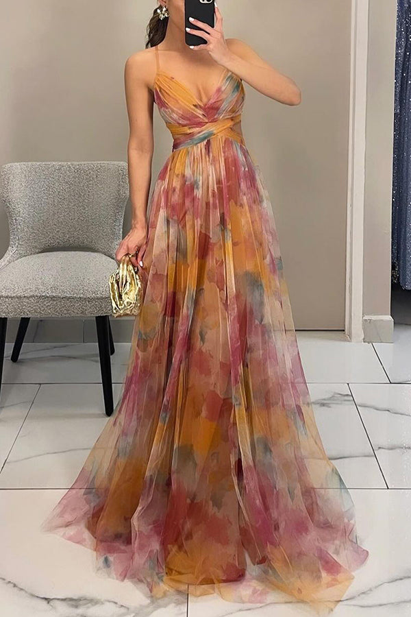 Ruby | Women's Floral Maxi Dress - Elegant Summer Style-Metro Lane Plaza
