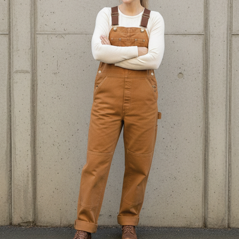 Carol | Women's Utility Bib Overalls-Metro Lane Plaza