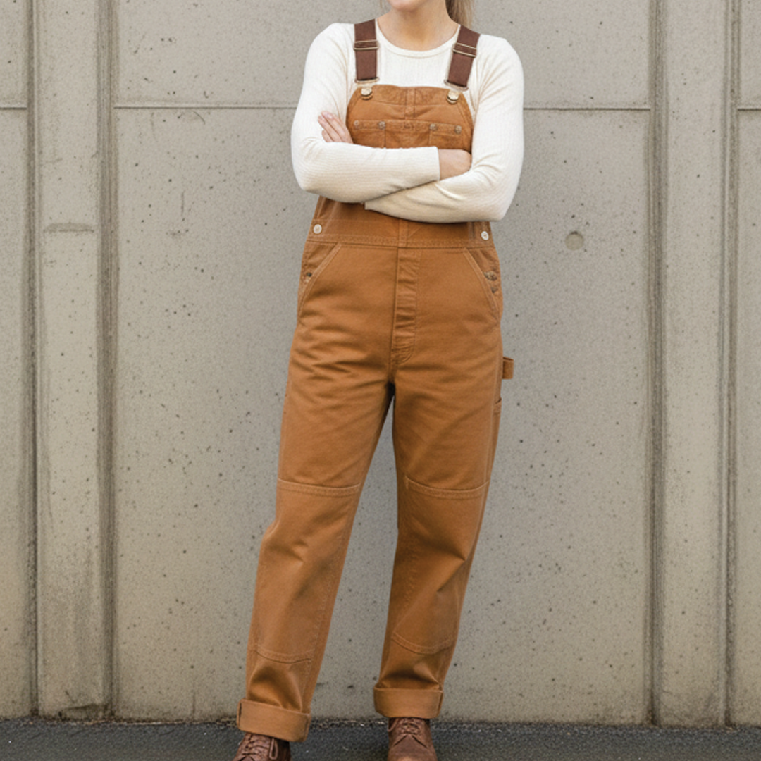 Carol | Women's Utility Bib Overalls-Metro Lane Plaza