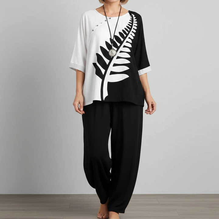 Ava | Women's Two-Piece Outfit Set-Metro Lane Plaza