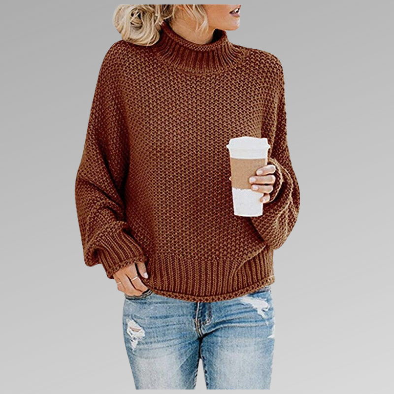 Women's Comfortable Timeless Knitted Sweater-Metro Lane Plaza
