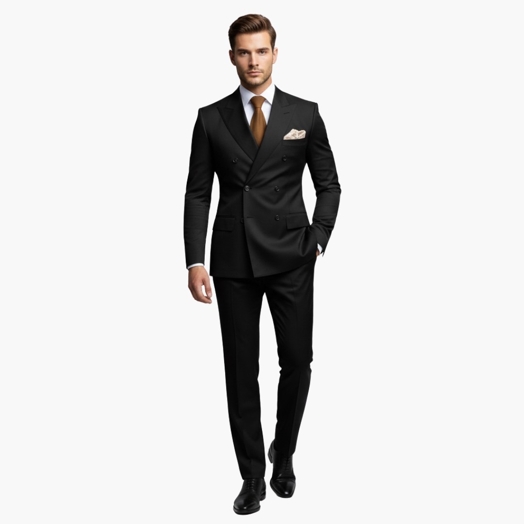 Men's Slim Fit Two-Piece Suit Set-Metro Lane Plaza