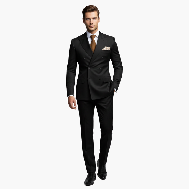 Men's Slim Fit Two-Piece Suit Set-Metro Lane Plaza