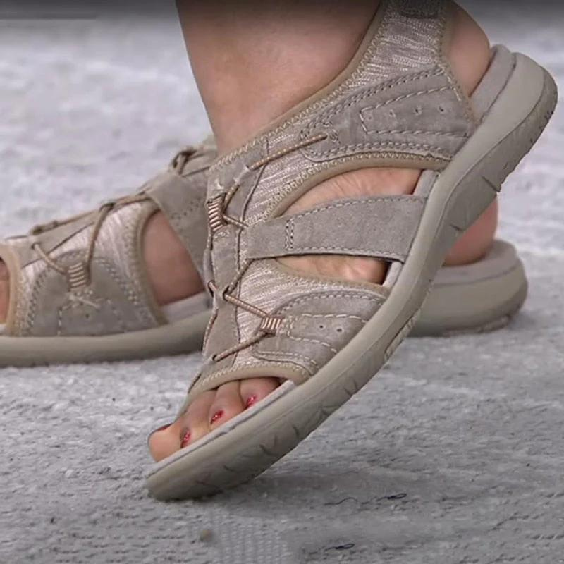 Aurevia | Women's Timeless Orthopedic Sandals-Metro Lane Plaza
