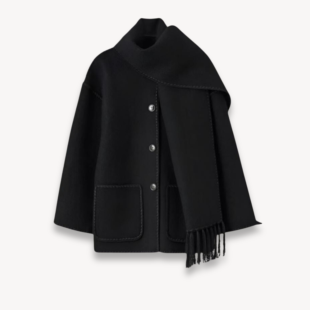 Oversized kappejakke til kvinder