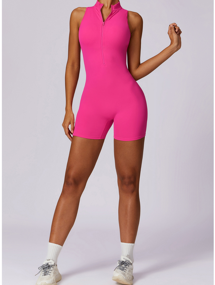 Fenna | Women's Seamless Shaping Yoga Fitness Jumpsuit-Metro Lane Plaza