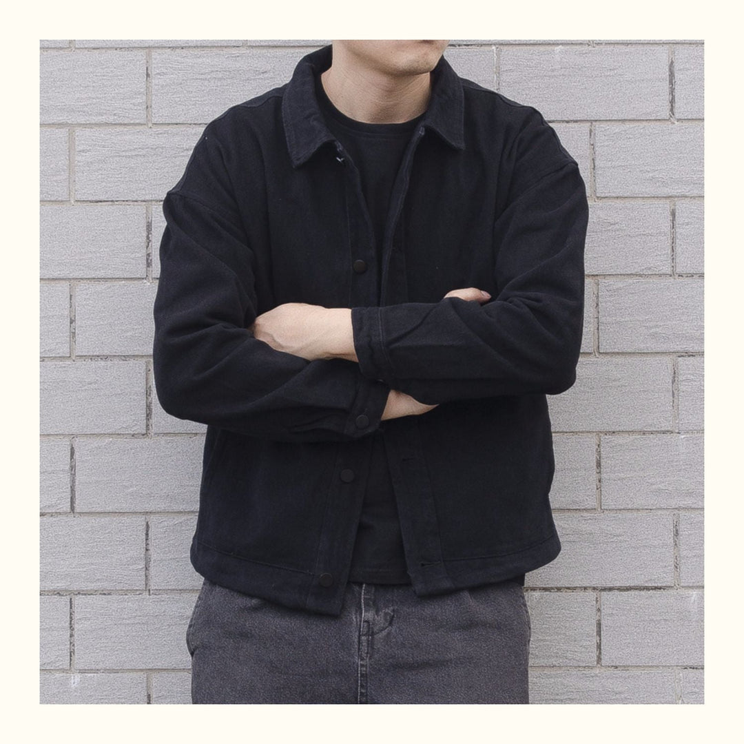 Veste décontractée boutonnée pour homme