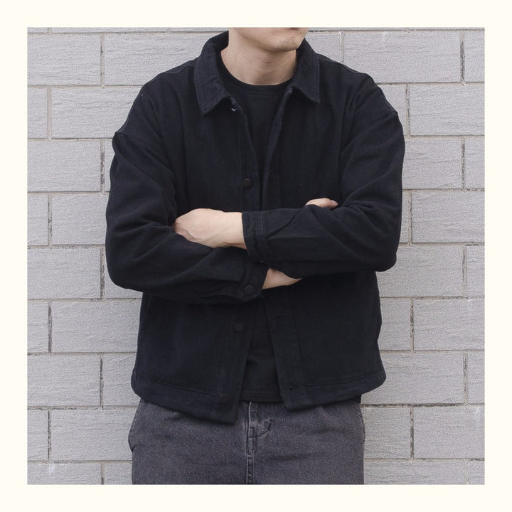 Veste décontractée boutonnée pour homme
