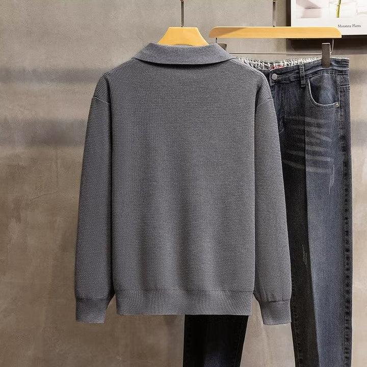Men's Classic Polo Sweater
