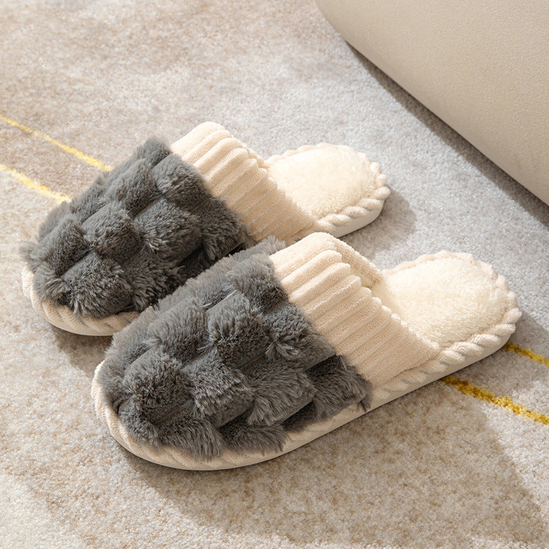 Nova | Women's Cozy Plush Slippers with Non-Slip Sole-Metro Lane Plaza