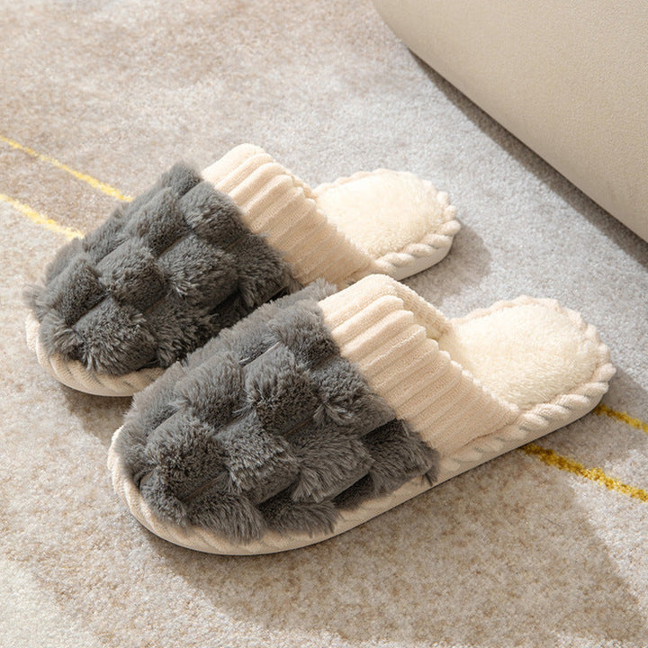 Nova | Women's Cozy Plush Slippers with Non-Slip Sole-Metro Lane Plaza