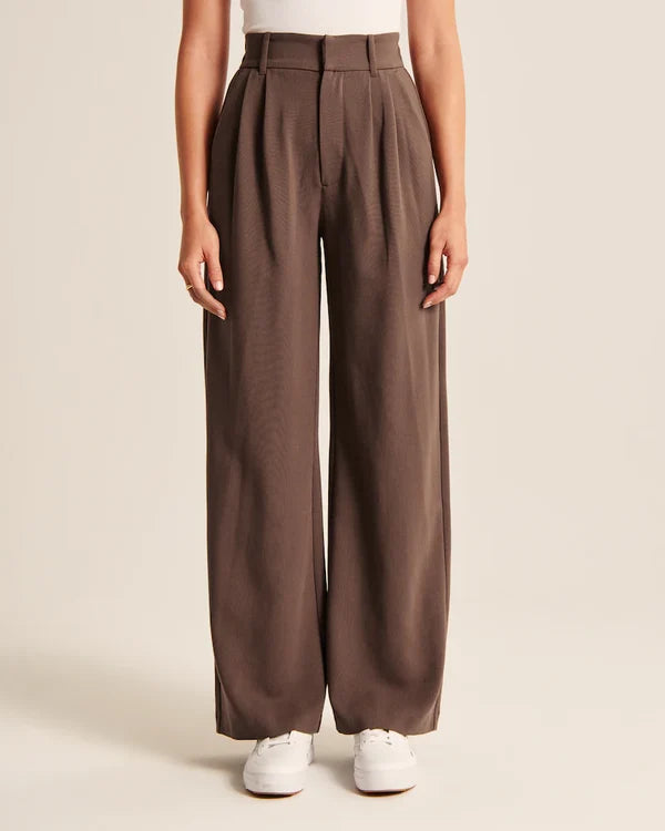 Thirza | Women's Stylish Flared Pants for Everyday Wear-Metro Lane Plaza