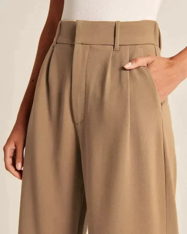 Thirza | Women's Stylish Flared Pants for Everyday Wear-Metro Lane Plaza
