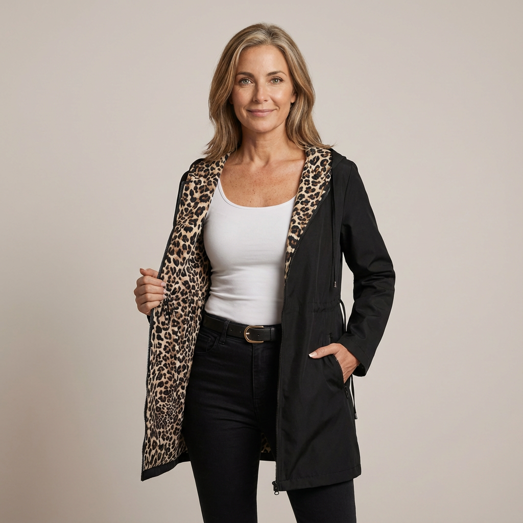 Oberbekleidung für Damen mit Leopardenmuster