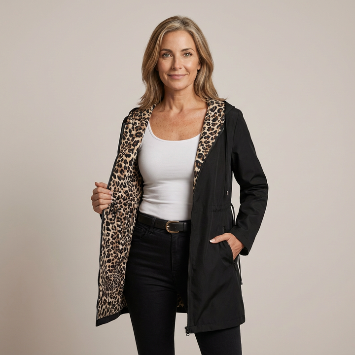 Oberbekleidung für Damen mit Leopardenmuster