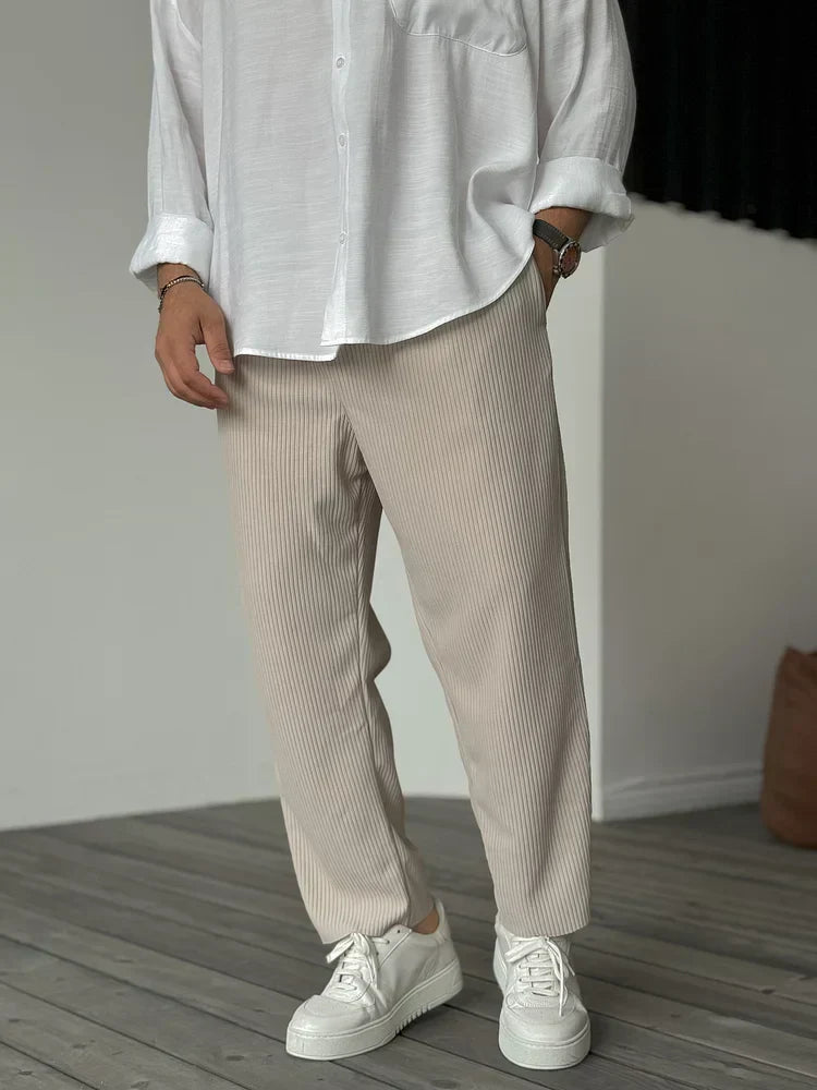 Men's Stylish Premium Trousers-Metro Lane Plaza