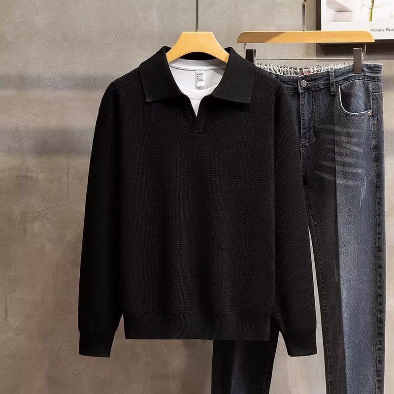 Men's Classic Polo Sweater