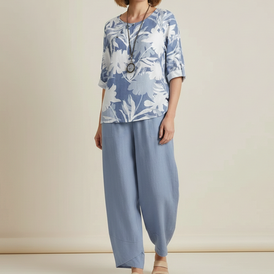 Ava | Women's Two-Piece Outfit Set-Metro Lane Plaza