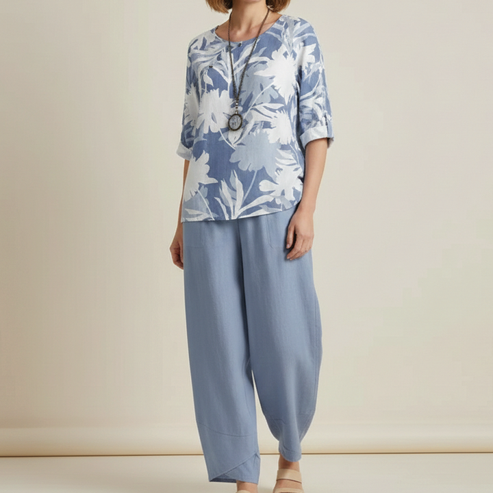 Ava | Women's Two-Piece Outfit Set-Metro Lane Plaza