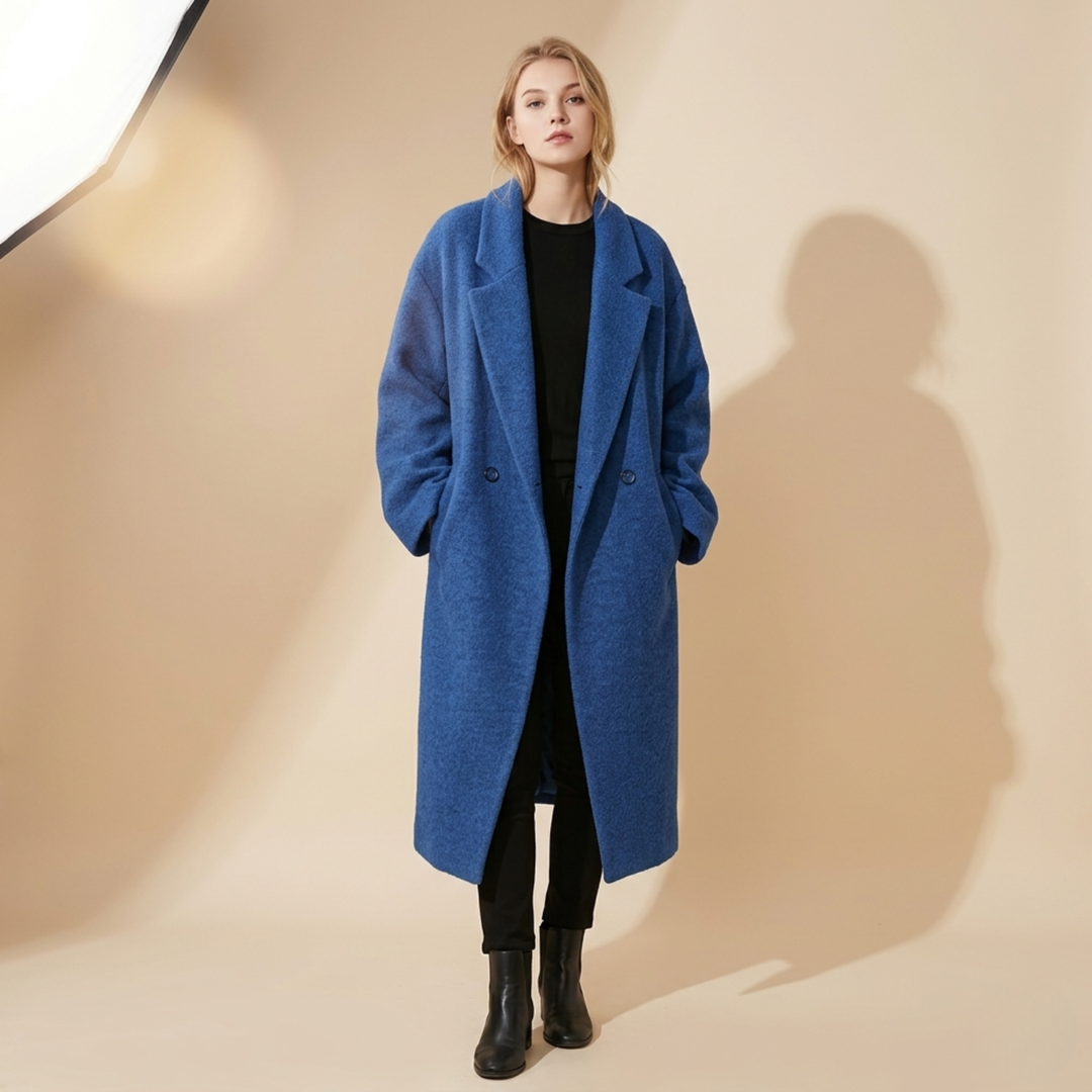 Sara | Women's Elegant Oversized Wool Coat for Comfort-Metro Lane Plaza