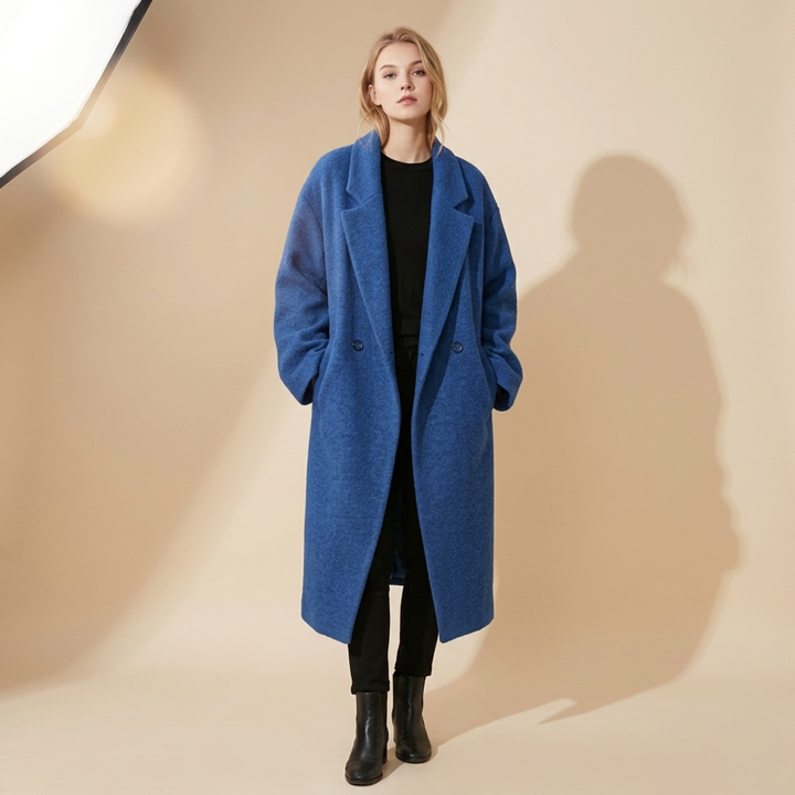 Sara | Women's Elegant Oversized Wool Coat for Comfort-Metro Lane Plaza