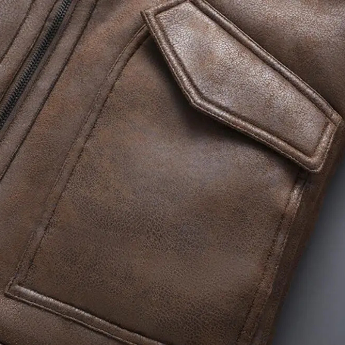 Men's Leather Frontier Coat