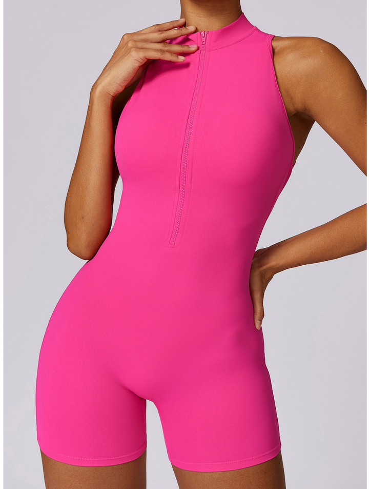 Fenna | Women's Seamless Shaping Yoga Fitness Jumpsuit-Metro Lane Plaza
