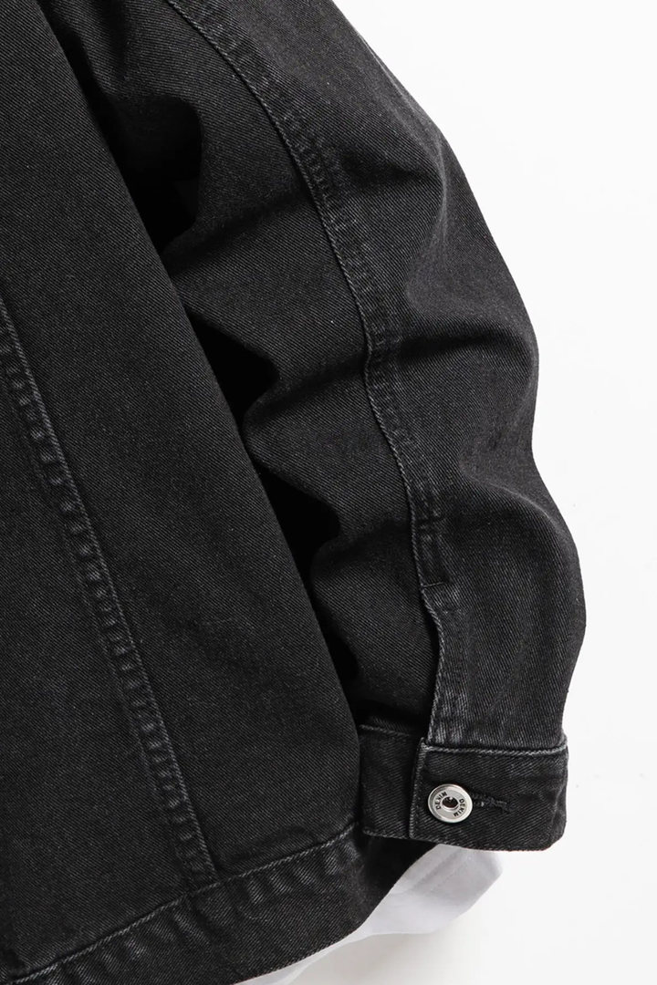 Men's Classic Fit Button-Up Denim Jacket-Metro Lane Plaza