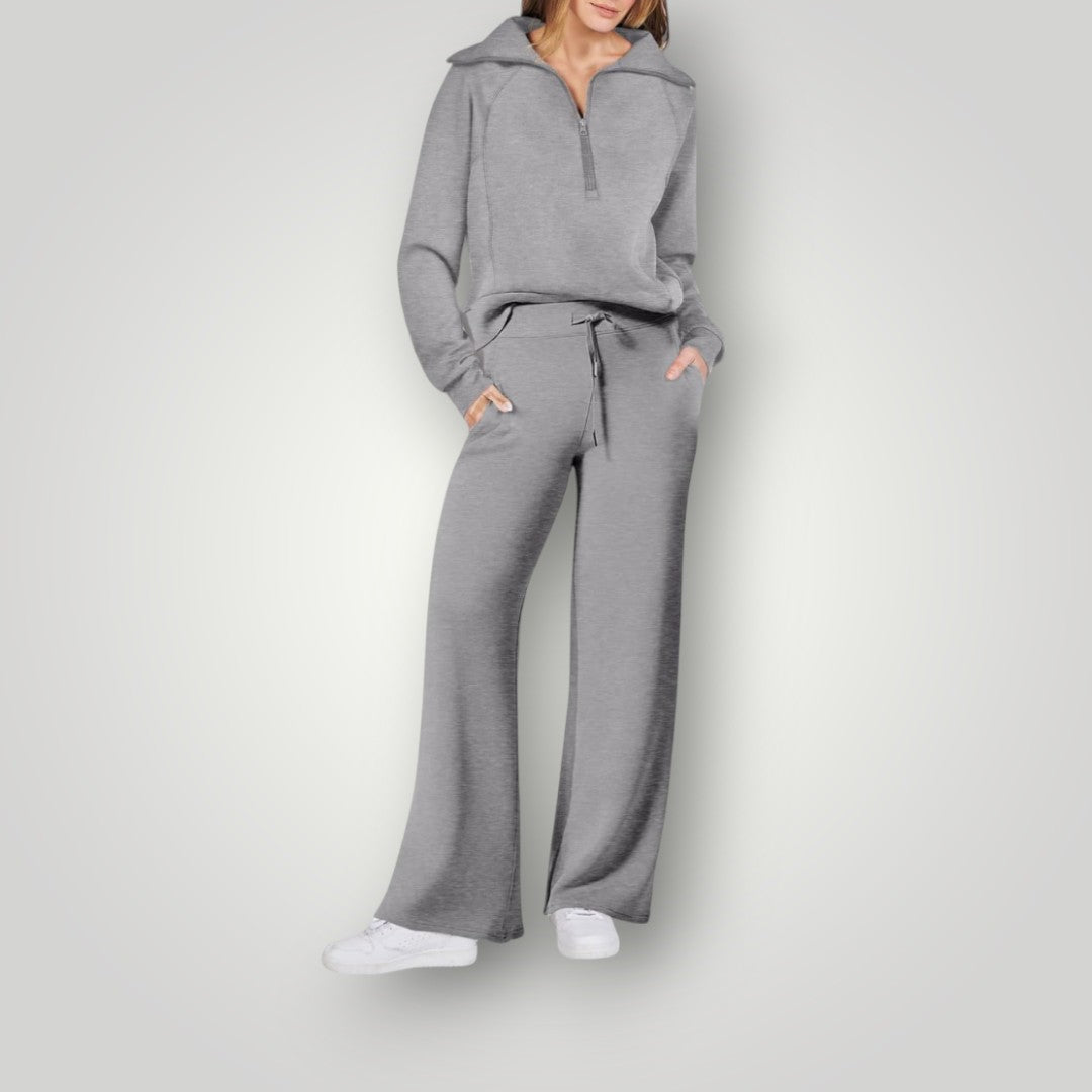 Marie | Women's Luxe Loungewear Set-Metro Lane Plaza