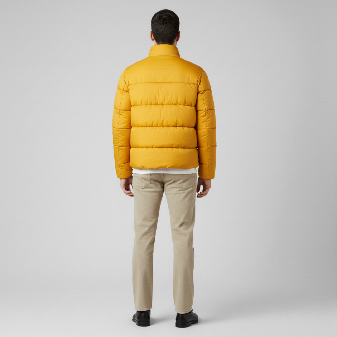 Logan | Men's Classic Puffer Jacket-Metro Lane Plaza