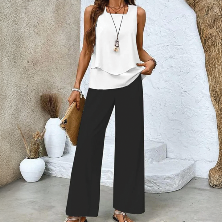 Avery | Women's Two-Piece Summer Outfit-Metro Lane Plaza