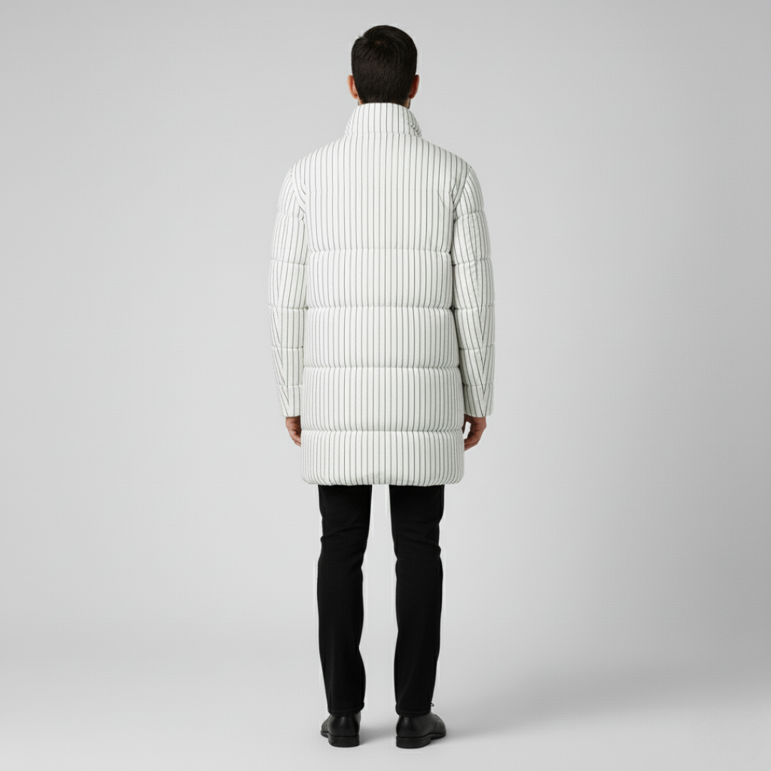 Adrian | Stylish Men's Classic Overcoat-Metro Lane Plaza