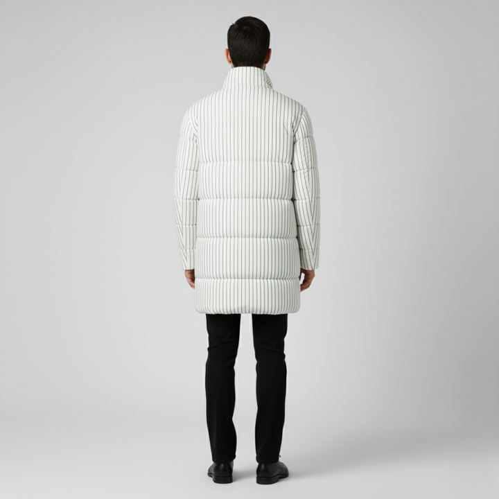 Adrian | Stylish Men's Classic Overcoat-Metro Lane Plaza