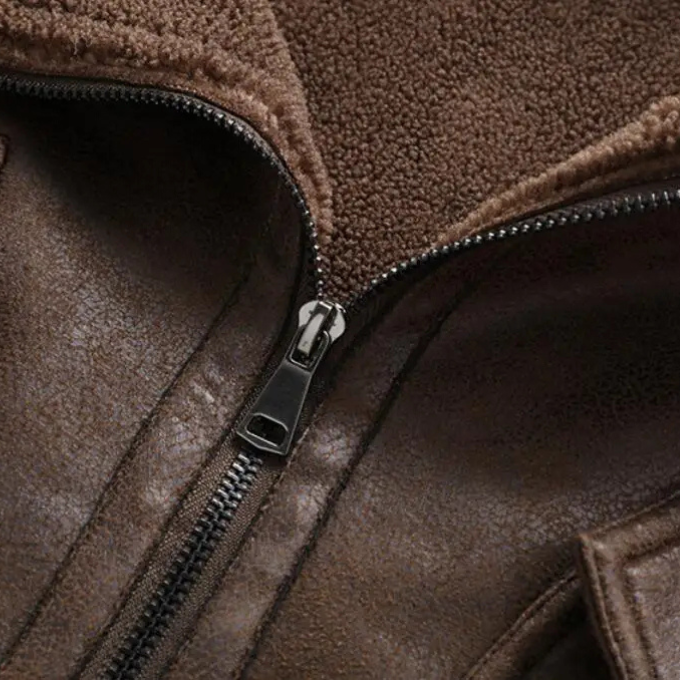 Men's Leather Frontier Coat