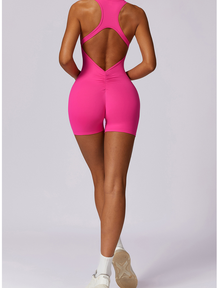 Fenna | Women's Seamless Shaping Yoga Fitness Jumpsuit-Metro Lane Plaza