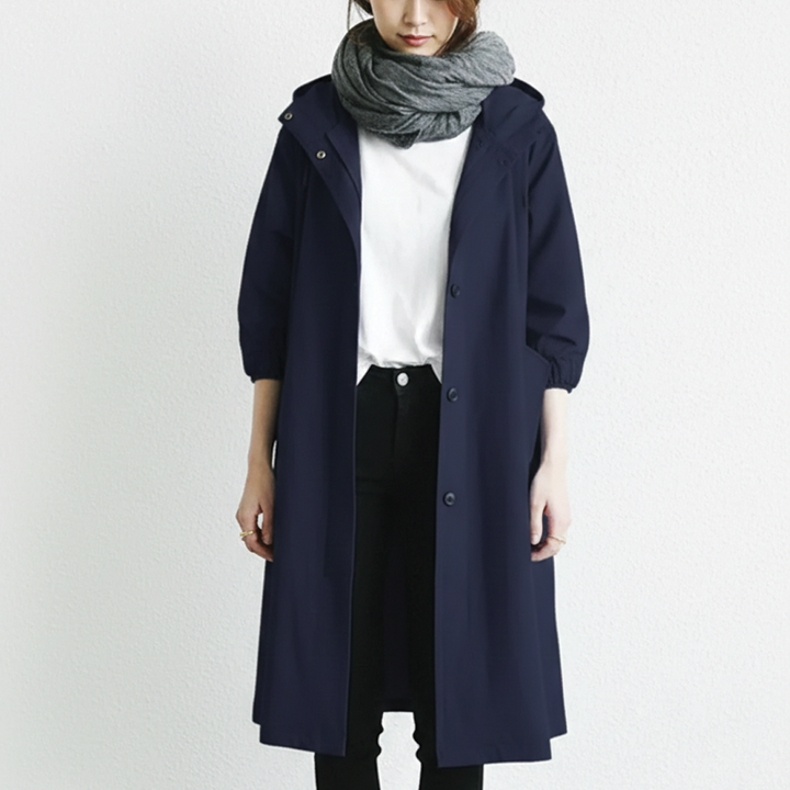 Women's Hooded Trench Coat